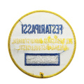 Hochwertiger Stoff Custom Lions Clubs Badge Patch Stickpatch für Kleidung